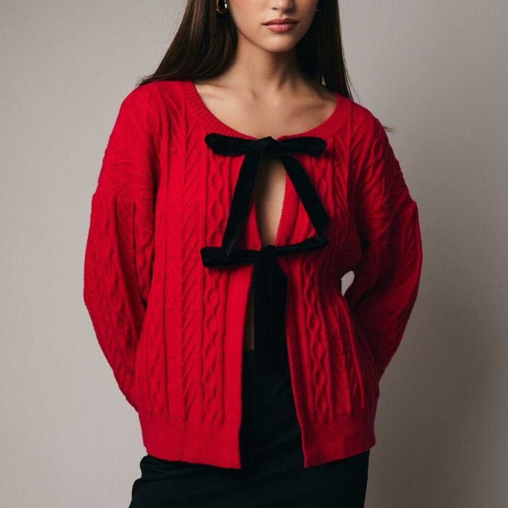 Scarlett Bow Cardigan